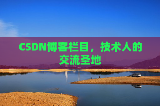 CSDN博客栏目，技术人的交流圣地